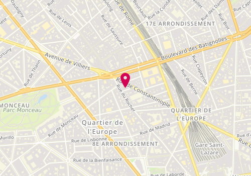 Plan de Dekhil Houria, 4 Rue Larribe, 75008 Paris