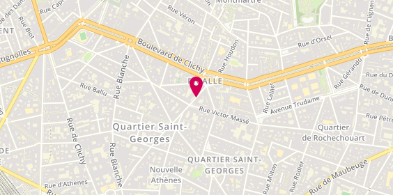 Plan de Tiantian Beauté - Salon de massage, 60 Rue Jean Baptiste Pigalle, 75009 Paris