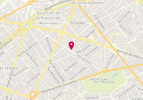 Plan de Duchesse Institut, 54 Rue de Prony, 75017 Paris