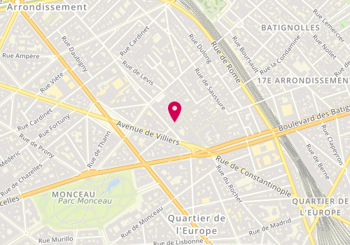 Plan de Guinot, 17 Rue de la Terrasse, 75017 Paris