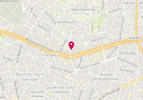 Plan de SINGJAN SABAIKAYA massage thaï paris 18, 76 rue des Martyrs, 75018 Paris