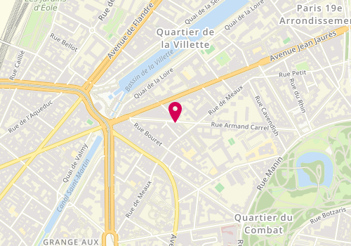 Plan de Beauty Ambassade, 61 Rue Armand Carrel, 75019 Paris