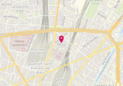 Plan de Gangjong, 16 Rue Cail, 75010 Paris