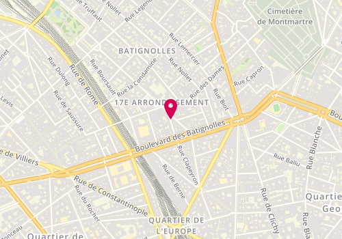 Plan de Body'minute, 9 Rue des Batignolles, 75017 Paris