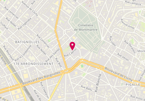 Plan de Bilytis Barabas, 17 Rue Capron, 75018 Paris