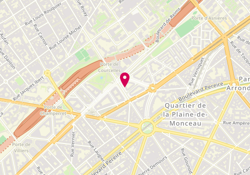 Plan de Chancelle Institut, 214 Rue de Courcelles, 75017 Paris