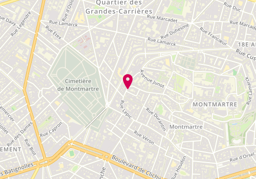 Plan de Beauty 31, 70 Rue Lepic, 75018 Paris