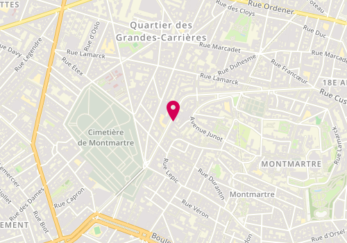 Plan de Ban Bua Spa, 38 Rue Caulaincourt, 75018 Paris
