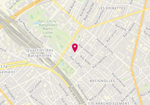Plan de Argana Beauty Paris, 101 Rue Nollet, 75017 Paris