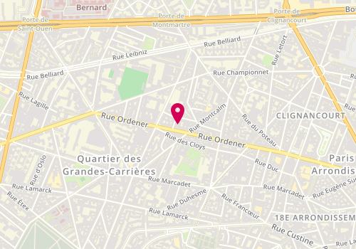 Plan de Antia Beauty, 142 Rue Ordener, 75018 Paris