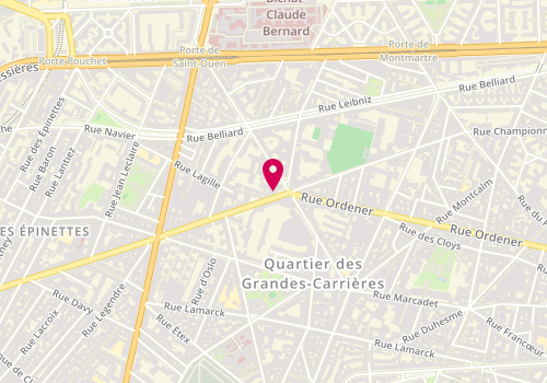 Plan de Body'minute, Metro Guy Moquet
196 Rue Championnet, 75018 Paris
