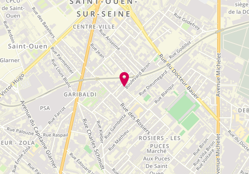 Plan de Amd Studio, 11 Boulevard Biron, 93400 Saint-Ouen-sur-Seine