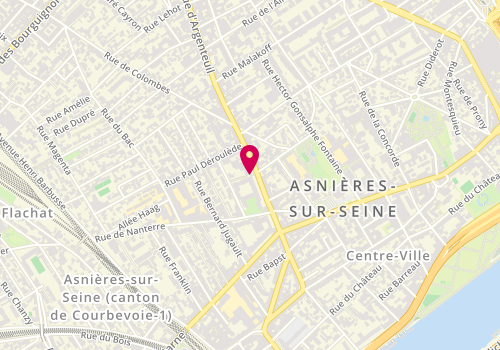 Plan de Baie Dorée Massage, 25 avenue d'Argenteuil, 92600 Asnières-sur-Seine