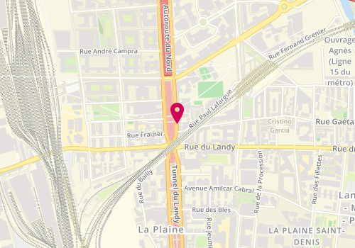 Plan de Lya Beauty, 236 avenue du Président Wilson, 93210 Saint-Denis