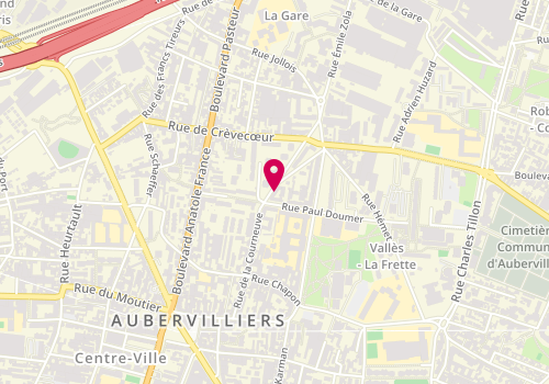 Plan de Beauty Space, 38 Rue de la Courneuve, 93300 Aubervilliers
