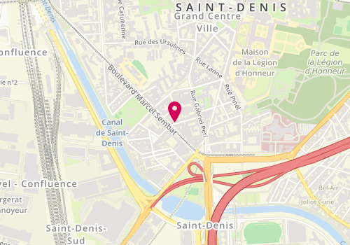 Plan de Sens & Beaute, 14 Rue Aubert, 93200 Saint-Denis