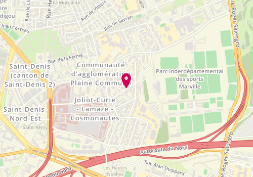 Plan de RICO Vanessa, 31 Rue des Postillons, 93200 Saint-Denis