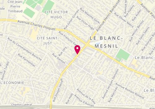 Plan de Beauty Avenue le Blanc Mesnil, 31 avenue Henri Barbusse, 93150 Le Blanc-Mesnil