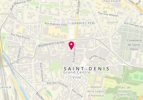 Plan de Institut Nay Epile, 119 Rue Gabriel Péri, 93200 Saint-Denis