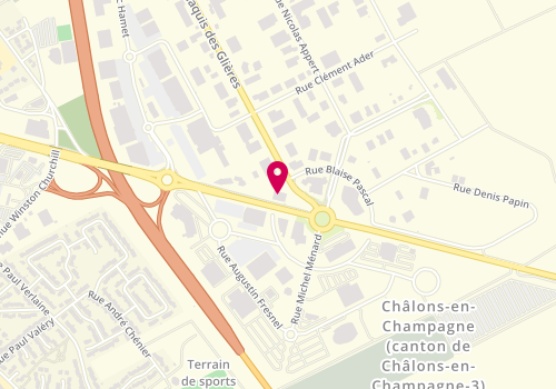 Plan de Eden Garden Institute, 3 Avenue Plateau des Glières, 51000 Châlons-en-Champagne