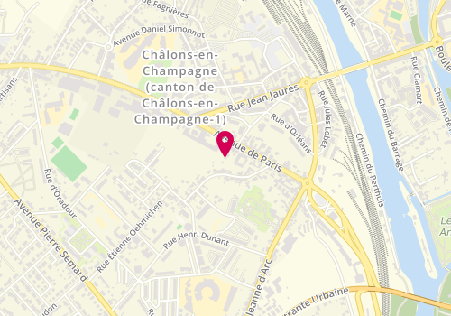 Plan de LAPLACE Magali, 59A Av. De Paris, 51000 Châlons-en-Champagne
