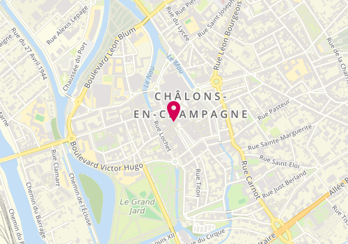 Plan de Marionnaud - Parfumerie & Institut, 14/16 Rue des Lombards, 51000 Châlons-en-Champagne