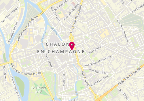Plan de O’SPAbrina, 5 Rue Thiers, 51000 Châlons-en-Champagne