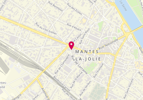 Plan de Esthetic Center, 52 Rue de Lorraine, 78200 Mantes-la-Jolie