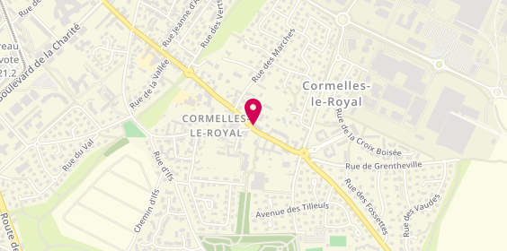 Plan de Agnès Institut, 5 place du Commerce, 14123 Cormelles-le-Royal