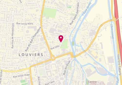 Plan de Espace Ligne & Bien-Etre, 9 Bis Rue Saint Germain, 27400 Louviers