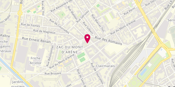 Plan de Influences d'Orient, 33 Rue des Romains, 51100 Reims