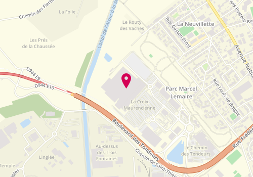 Plan de Yves Rocher, Zone Artisanale Croix Maurencienne Leclerc
Rue du Mont César, 51370 Saint-Brice-Courcelles