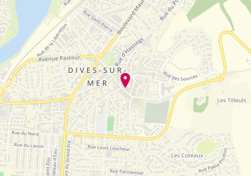 Plan de Aquarêve, 25 Rue Gaston Manneville, 14160 Dives-sur-Mer