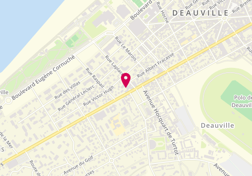 Plan de Institut l'Hamadryade, 202 avenue de la République, 14800 Deauville
