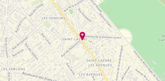 Plan de A2T Agence, 25 Rue Saint Lazare, 60200 Compiègne