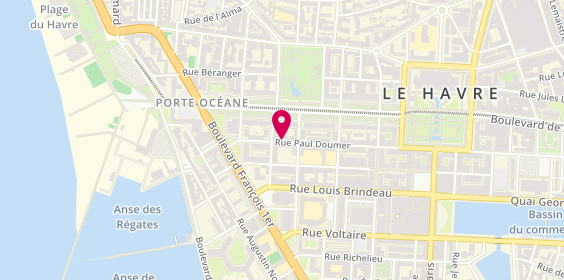 Plan de Aesthetica, 23 Rue Paul Doumer, 76600 Le Havre
