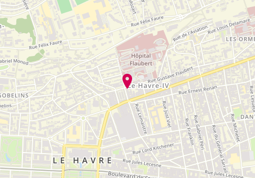 Plan de Kallisté Institut de Beauté, 92 Rue Dr Vigné, 76600 Le Havre