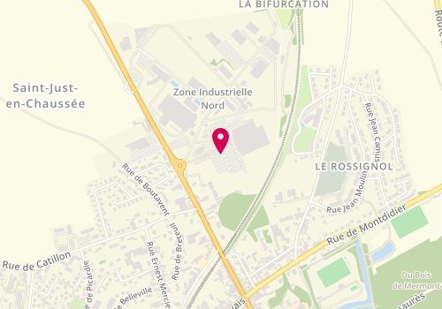 Plan de Infinity Care, Centre Commercial Leclerc zone industrielle Nord Rue Du
Rue Tailbouis, 60130 Saint-Just-en-Chaussée