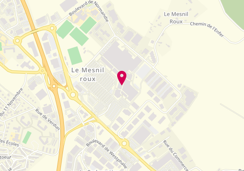 Plan de Body Minute, Centre Commercial Carrefour Hameau du Mesnil Roux, 76360 Barentin