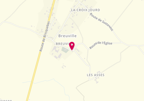 Plan de L'Instant d'o, 15 Route de l'Église, 50260 Breuville