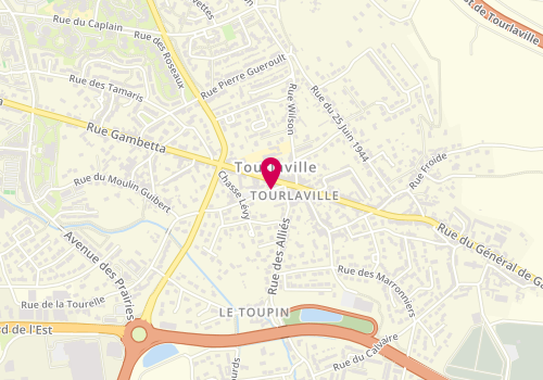 Plan de Anthalie Esthétique, Tourlaville 118 Place Résistants, 50110 Cherbourg-en-Cotentin