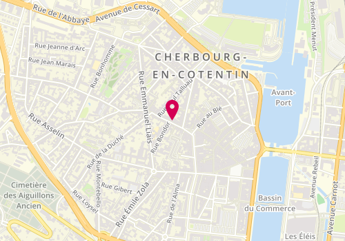 Plan de L'Eveil des Sens, 16 Rue Christine 14, 50100 Cherbourg-en-Cotentin
