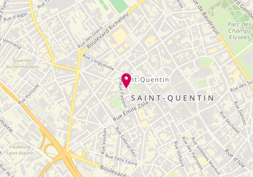 Plan de Amincéa, 1 Rue Jumentier, 02100 Saint-Quentin