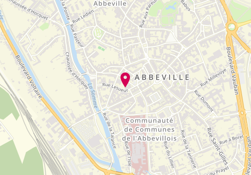Plan de L'Atelier de Juliette, 16 Rue Lesueur, 80100 Abbeville