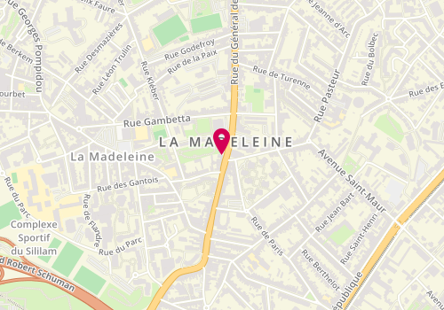 Plan de Esthetic Center, 157 Rue du Général de Gaulle, 59110 La Madeleine